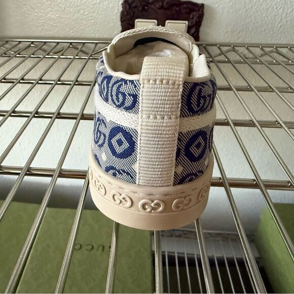 Kids Slip-On Shoes - Blue Pattern - Picture 4 of 7